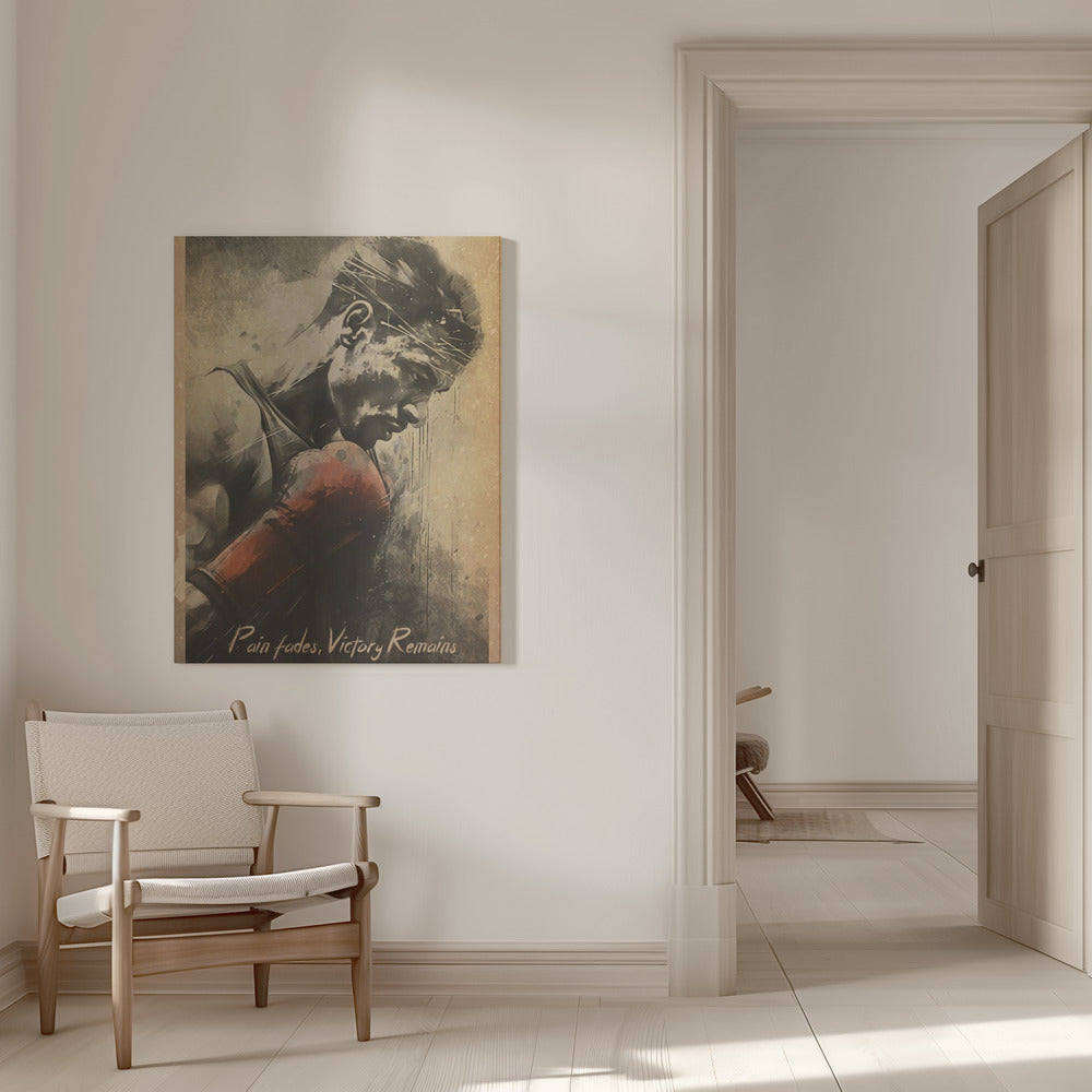 Wall art Pain Fades Victory Remains
