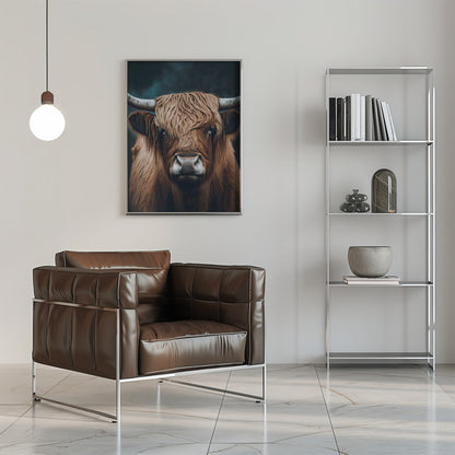 Wall art Highland Cow Canvas Print