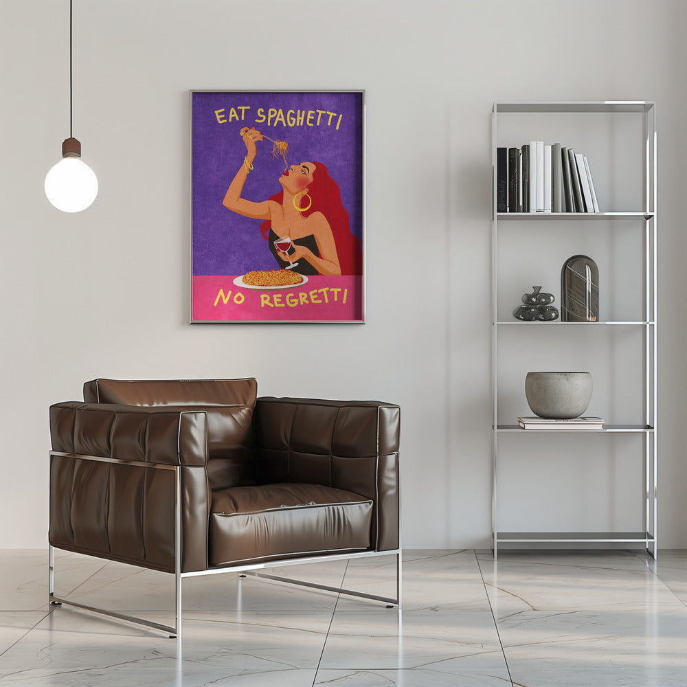 Wall Art Eat spaghetti no regretti
