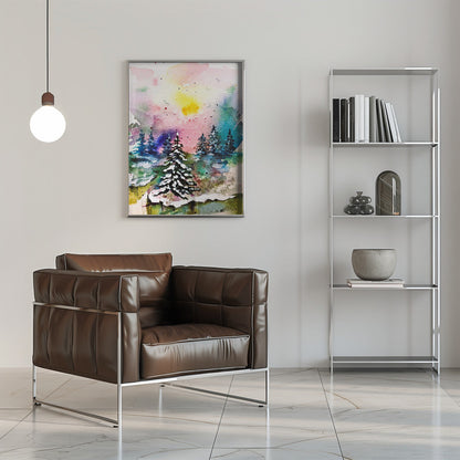 Wall art Winter 9 Canvas Print