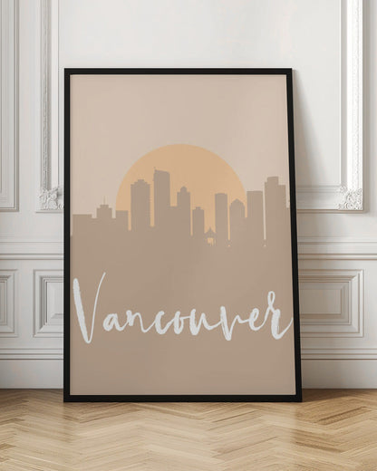 Wall art Skyline Earth Tone 2 90