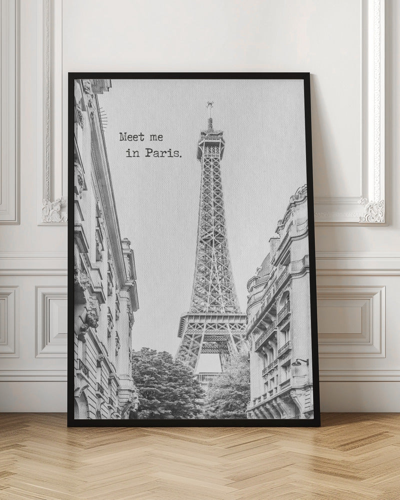 Wall art Meet me in Paris