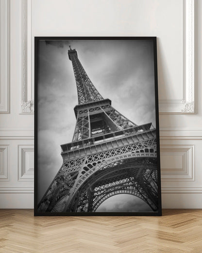 Black and White Eiffel Tower Canvas Wall Art | PARIS Eiffel Tower