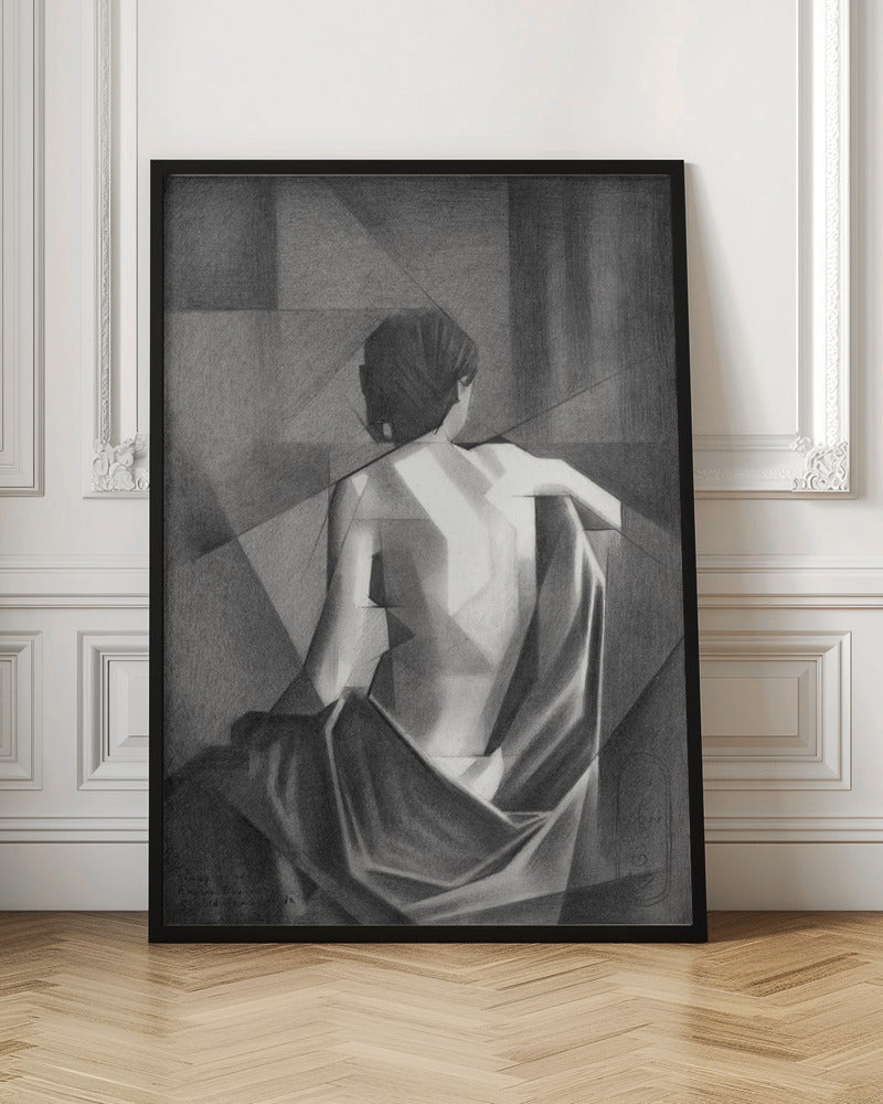 Wall art Study After Eugène Durieu & #039;s Seated Female Nude - 20-08-21