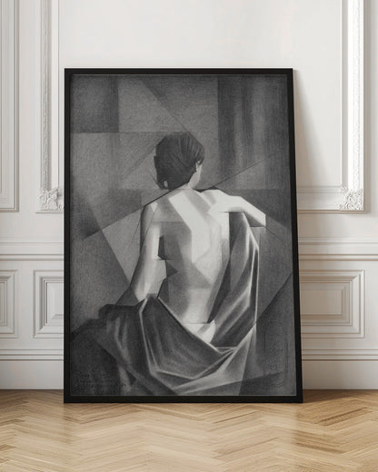 Wall art Study After Eugène Durieu & #039;s Seated Female Nude - 20-08-21