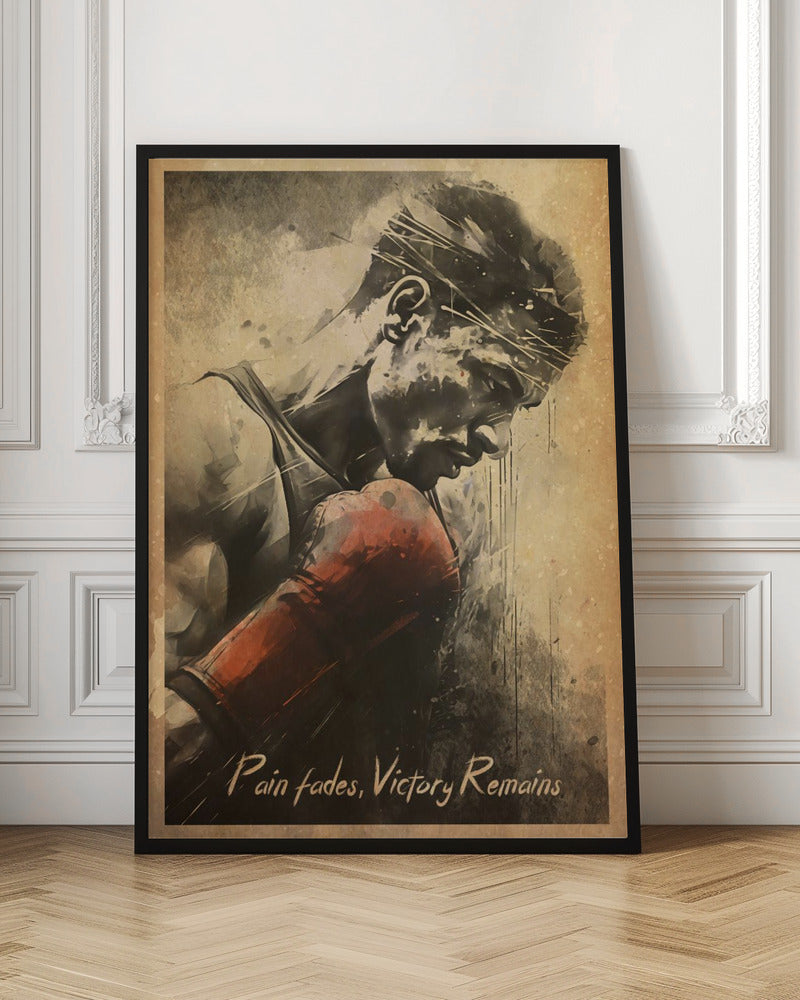 Wall art Pain Fades Victory Remains
