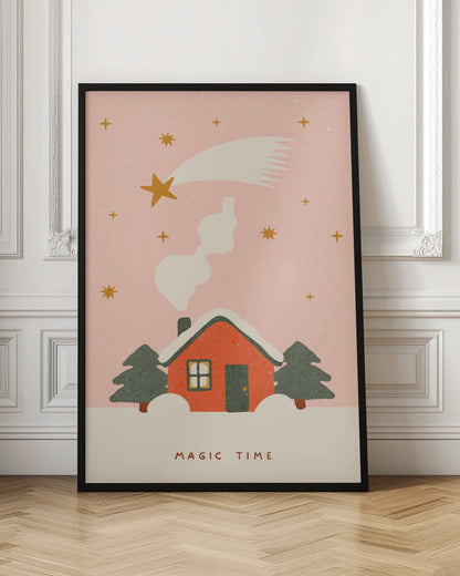 Wall art A magical time at Christmas Canvas Print