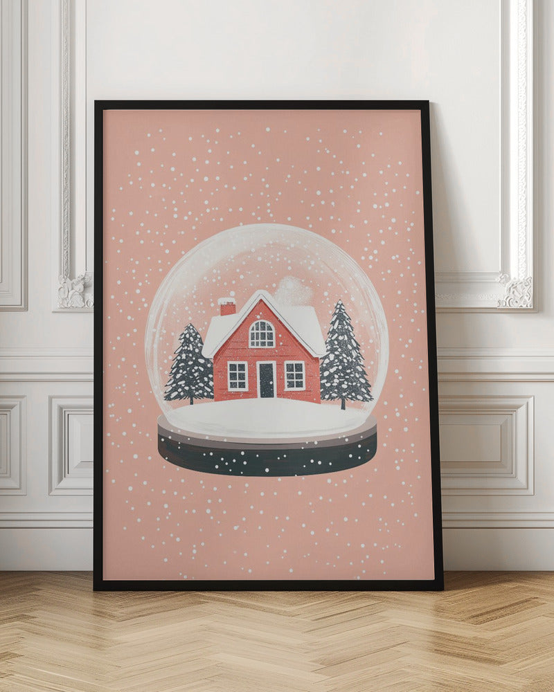Wall art Christmas Ornament Glass Illustration Canvas Print