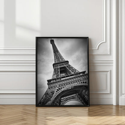 Black and White Eiffel Tower Canvas Wall Art | PARIS Eiffel Tower