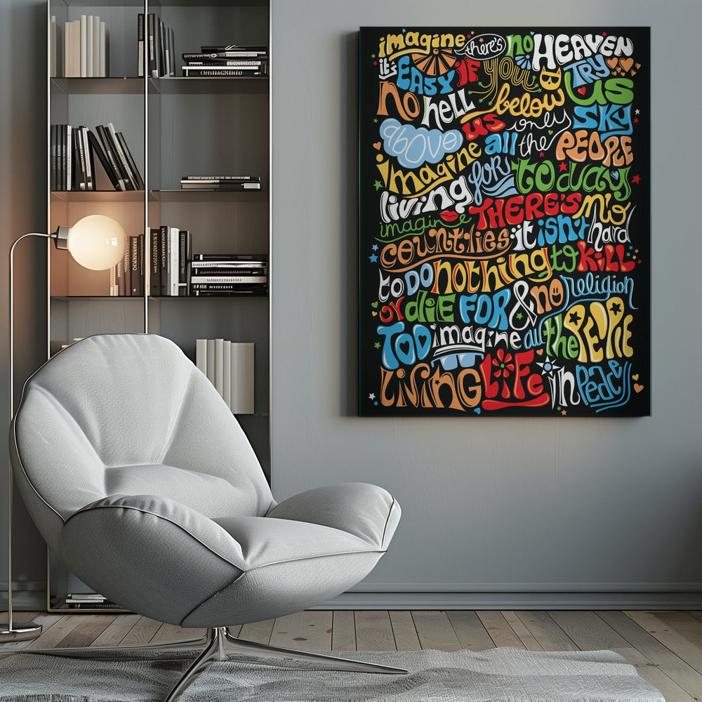 Imagine Canvas Print