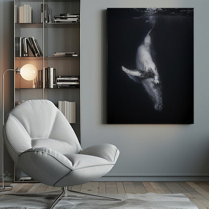 Wall Art-Black Whale