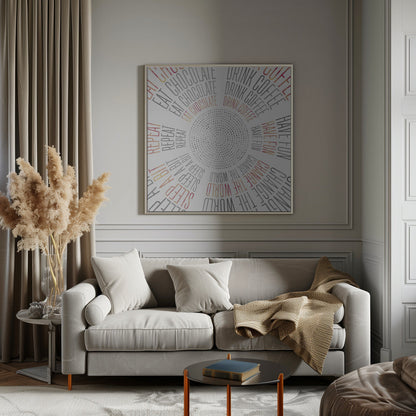 Wall art GRAPHIC ART Life Circles