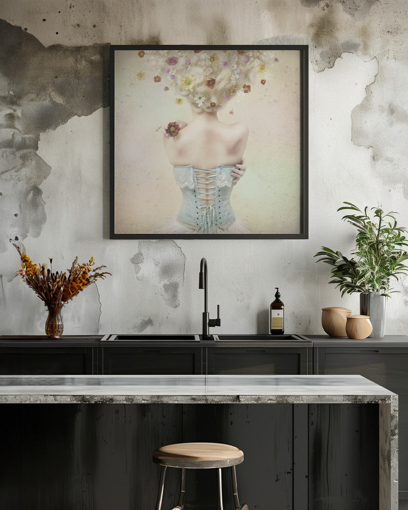 Wall art Girl of the flower garden