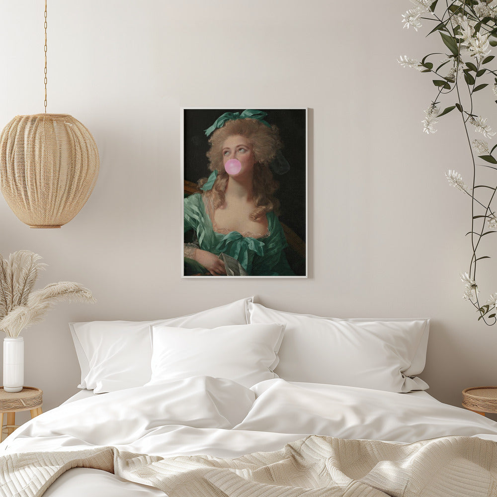 Wall art Madame Bubble-Gum