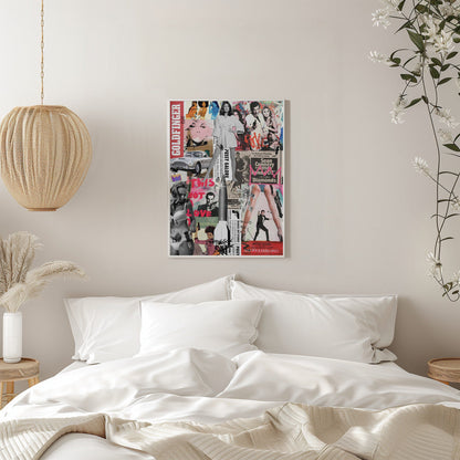 James Bond Vintage Film Poster Collage Canvas Wall Art | The Name's Bond