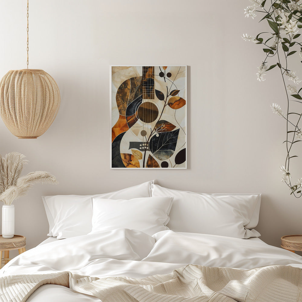 Music Guitar Collage (1) Canvas Print