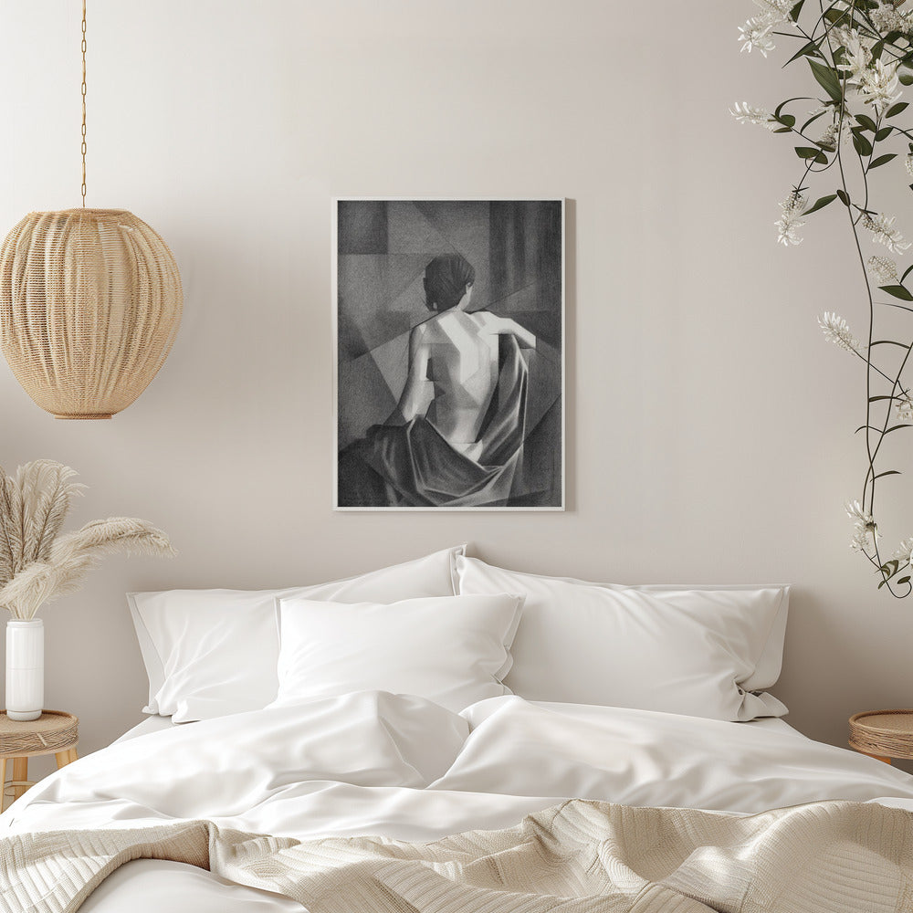 Wall art Study After Eugène Durieu & #039;s Seated Female Nude - 20-08-21