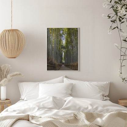 Wall art Mighty Arashiyama bamboo forest