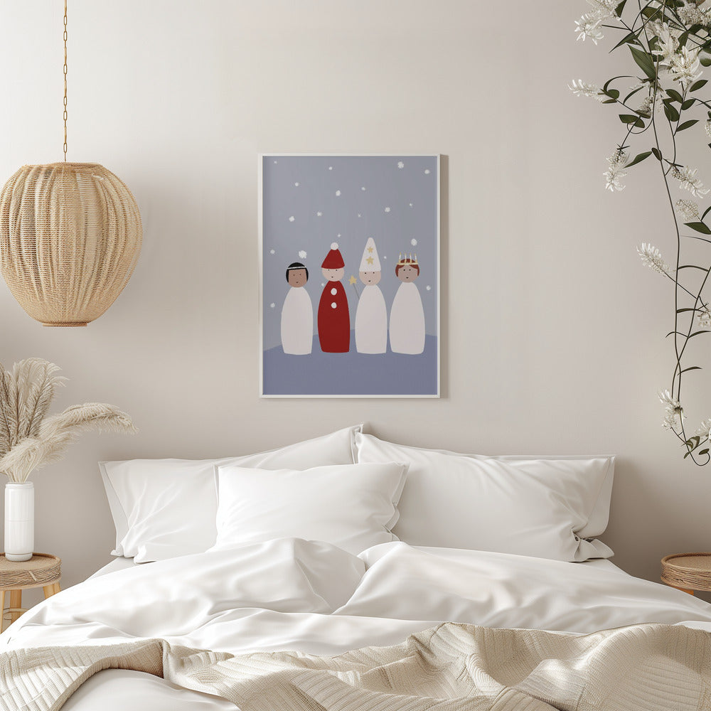 Wall art Swedish Lucia Canvas Print