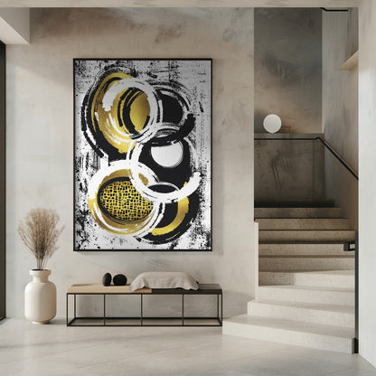 Wall art Abstract Painting No. 2 | gold