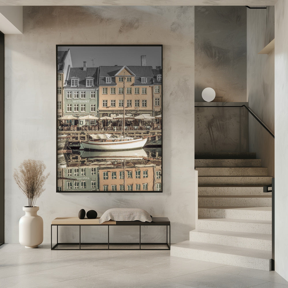 Wall art COPENHAGEN VINTAGE Quiet Nyhavn