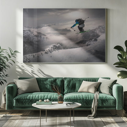 Wall art Backcountry skiing