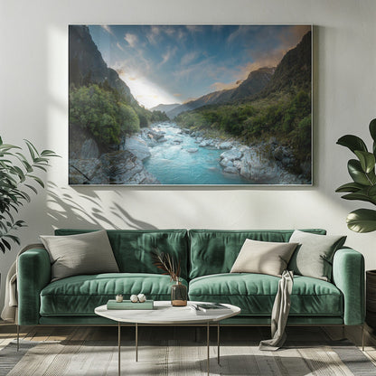 Wall art copland river
