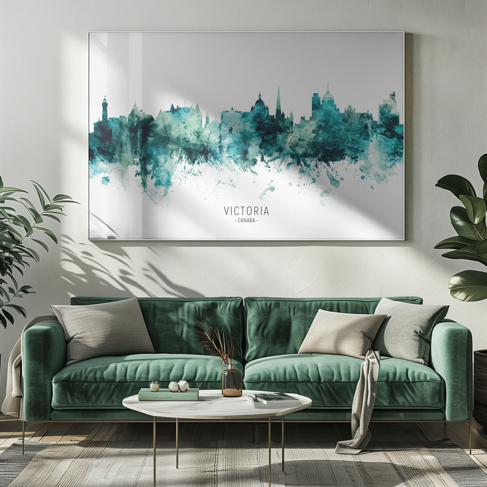 Wall art Victoria Canada Skyline