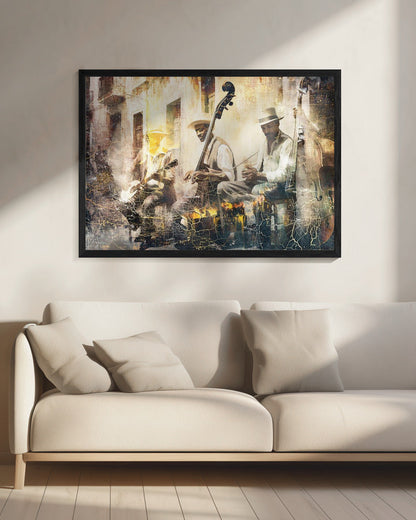 Wall art Music Art Illustration 11 Jazz Band