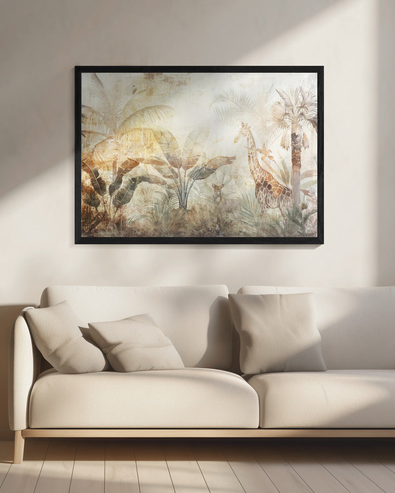 Wall art Jungle Leaves Art Illustration Wallart 06