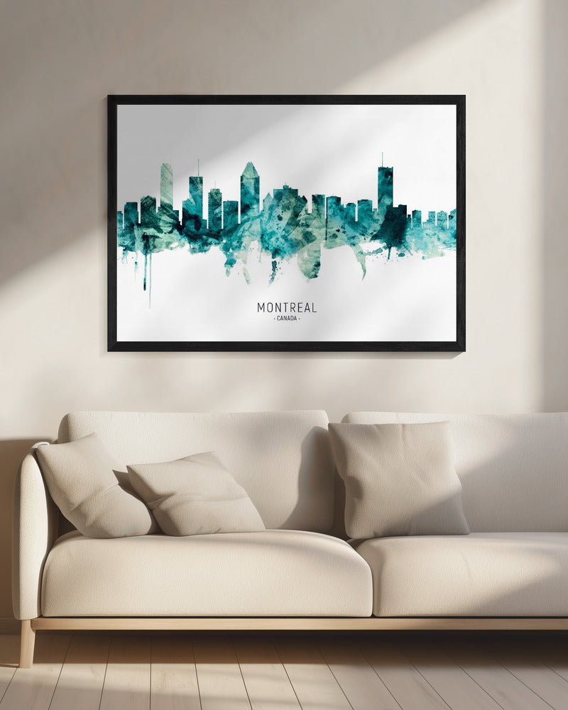 Wall art Montreal Canada Skyline