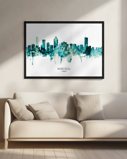 Wall art Montreal Canada Skyline