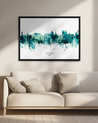 Wall art Victoria Canada Skyline