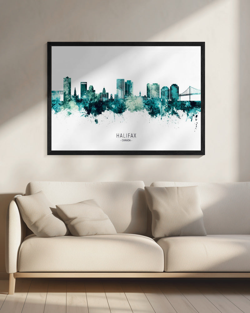 Wall art Halifax Canada Skyline