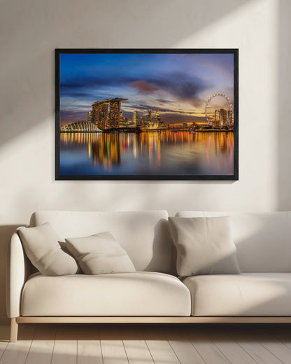 Wall art Sunset by the Bay