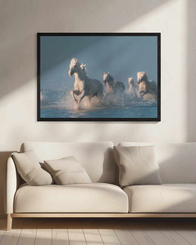 Wall art Angels of Camargue. Horse