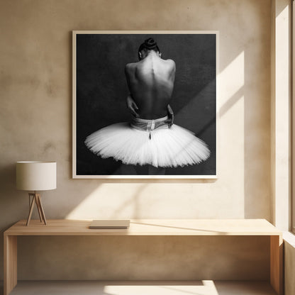 Wall art ballerina's back 2