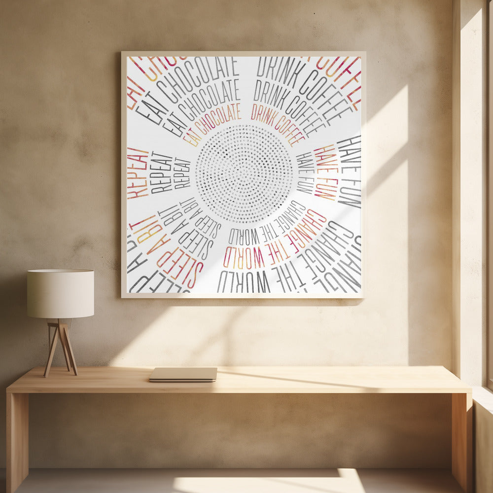 Wall art GRAPHIC ART Life Circles