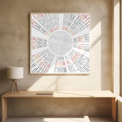 Wall art GRAPHIC ART Life Circles