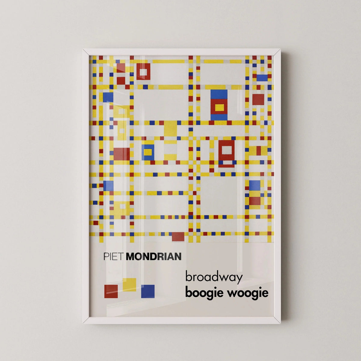 Piet Mondrian Broadway Boogie Woogie Giclee Print: Mid-Century Modern Art