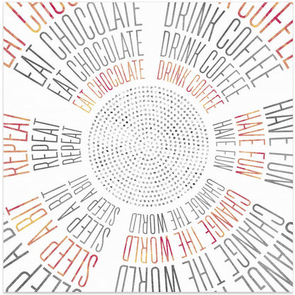 Wall art GRAPHIC ART Life Circles