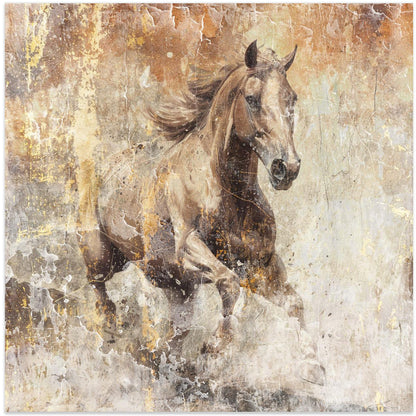 Wall art Horse Vintage Art Illustration 08