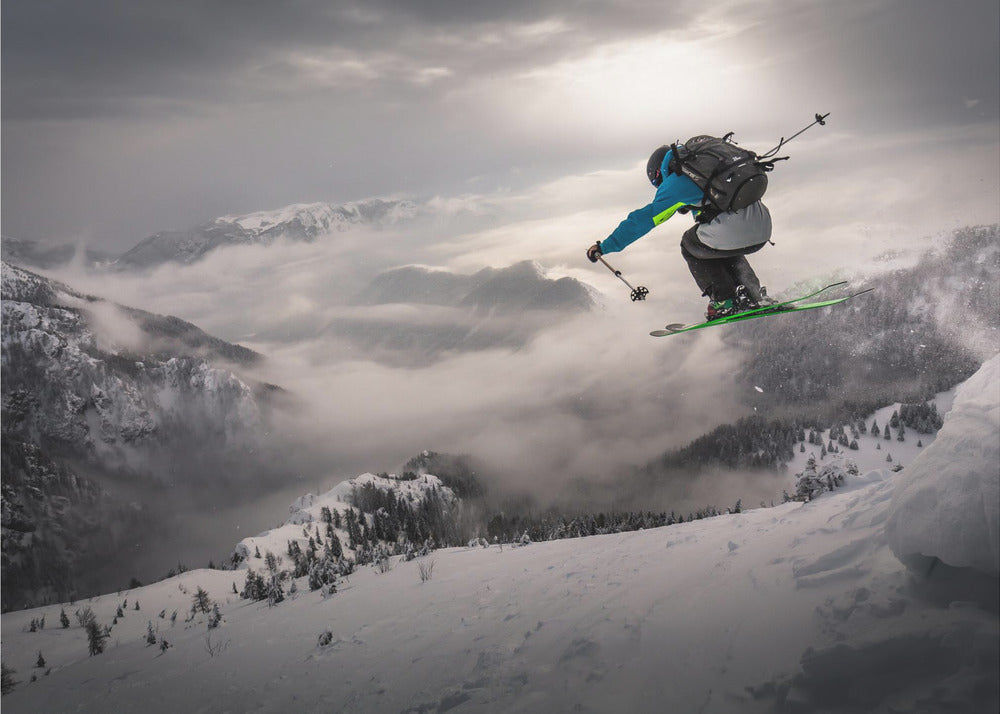 Wall art Backcountry skiing
