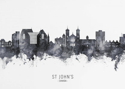 Wall art St John's Canada Skyline