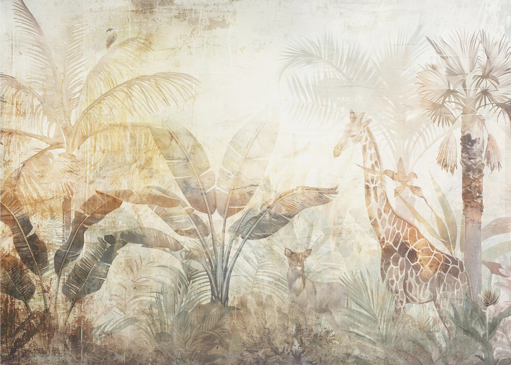Wall art Jungle Leaves Art Illustration Wallart 06