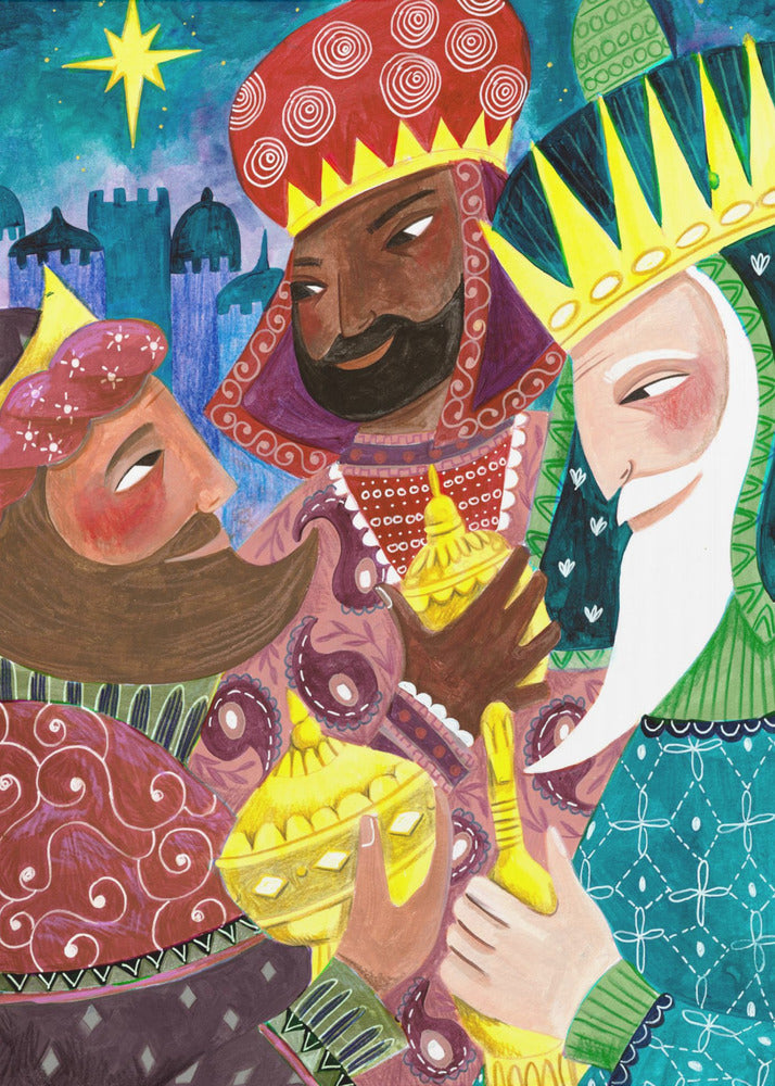 Wall art Three Kings, Three Wise Men Canvas Print