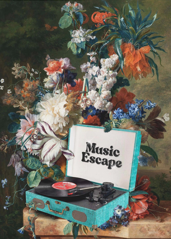 Wall art Music Escape Canvas Print