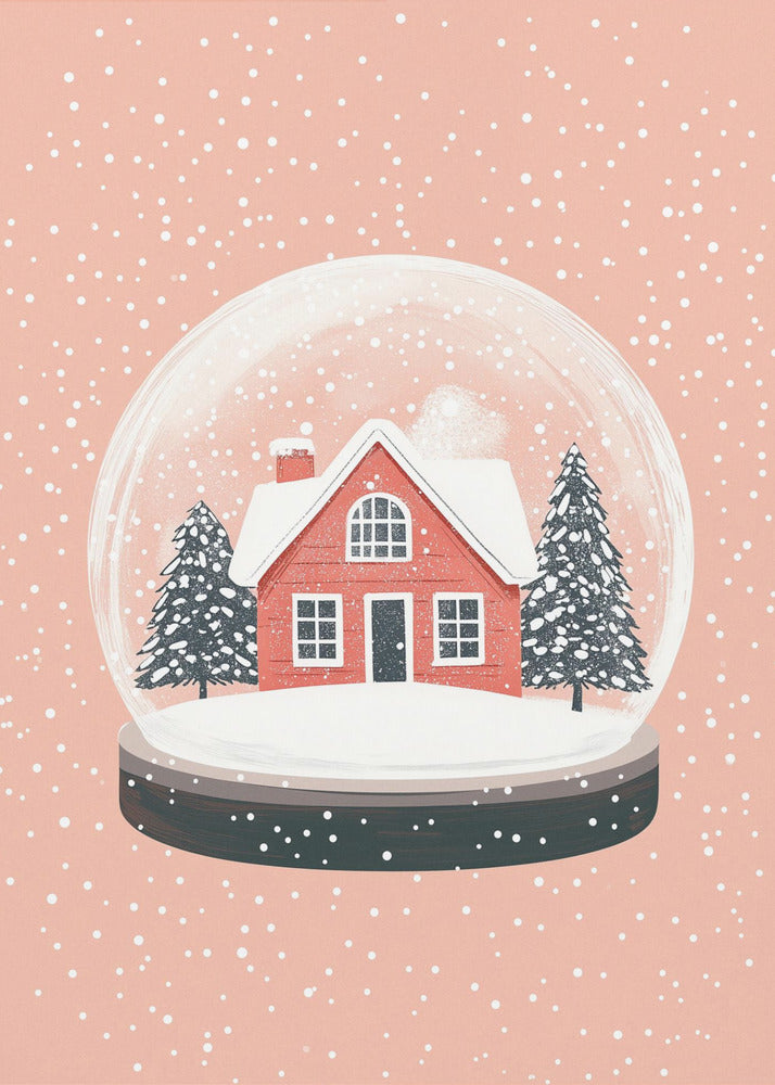 Wall art Christmas Ornament Glass Illustration Canvas Print