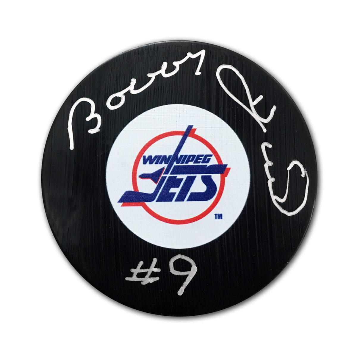 Bobby Hull Signed Winnipeg Jets Puck