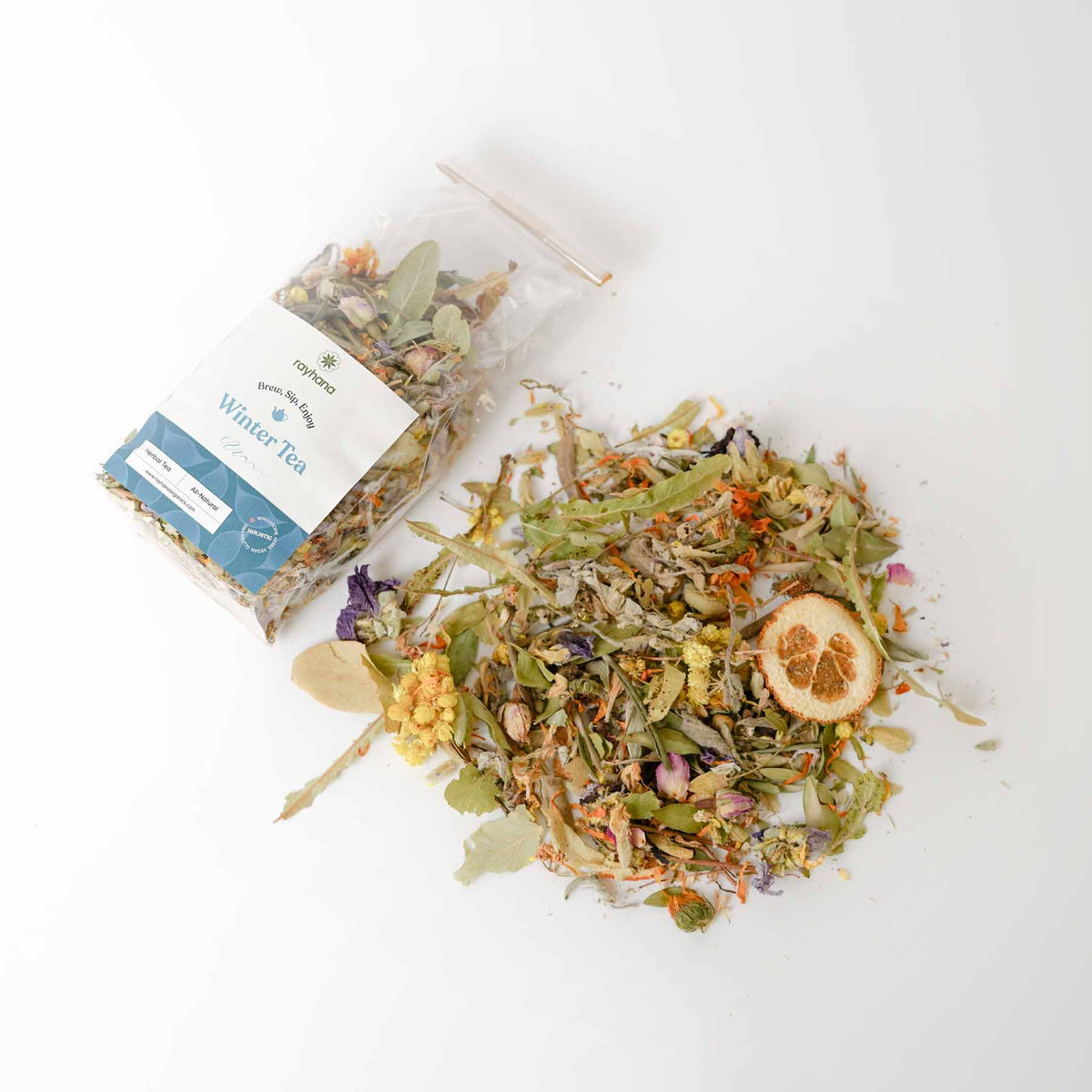 Thé d'hiver – Mélange de bien-être aux herbes par Rayhana Organics